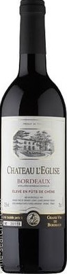 Chateau l'eglise Bordeaux Rouge